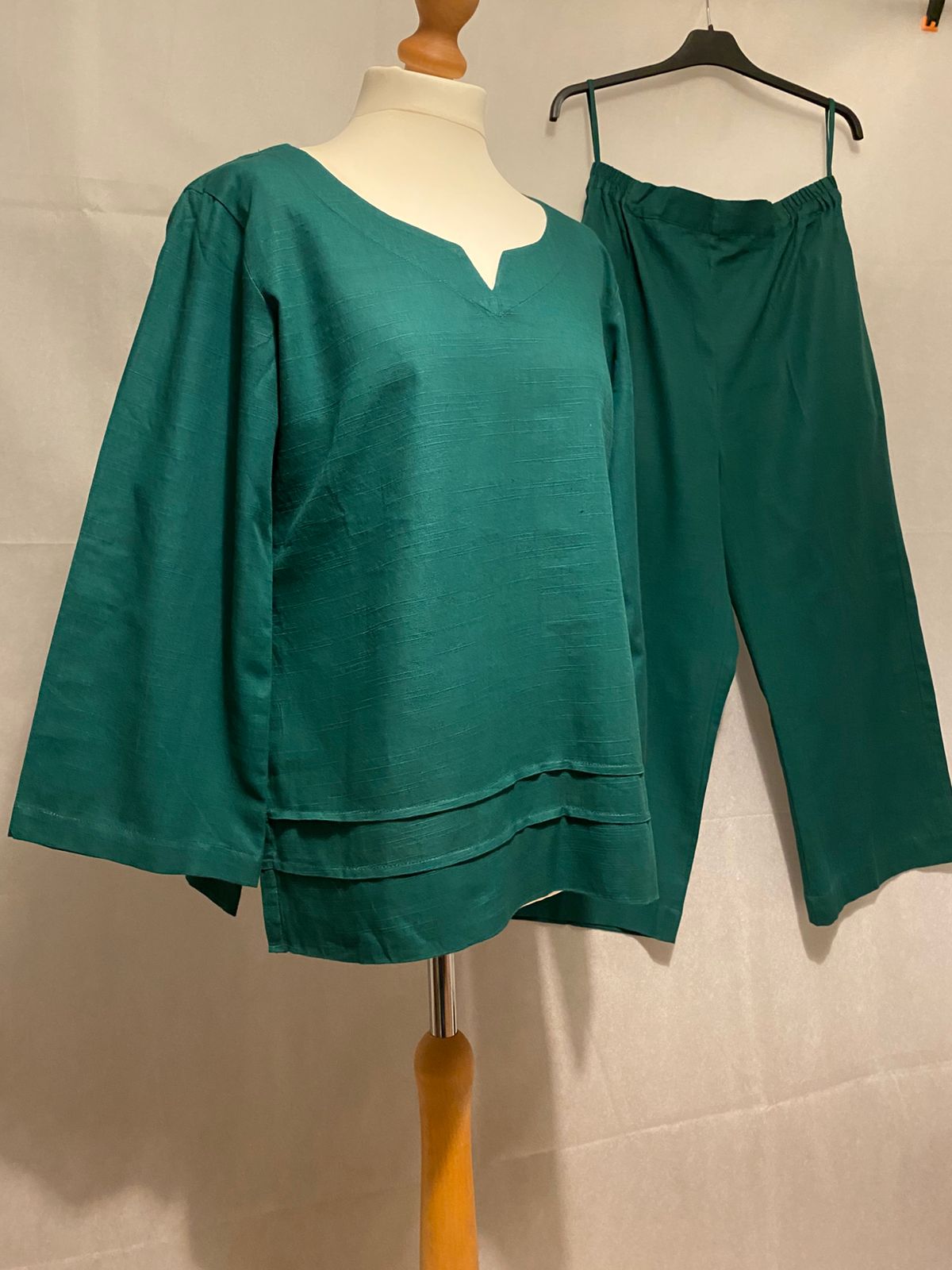 2 PC SOLID COLOUR CO-ORD SET