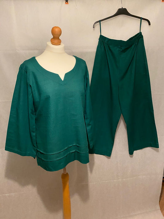 2 PC SOLID COLOUR CO-ORD SET